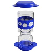 Balang acar dengan flip strainer